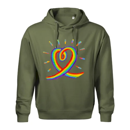 Srdce pride duha kreslená