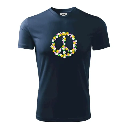 Peace symbol kopretiny