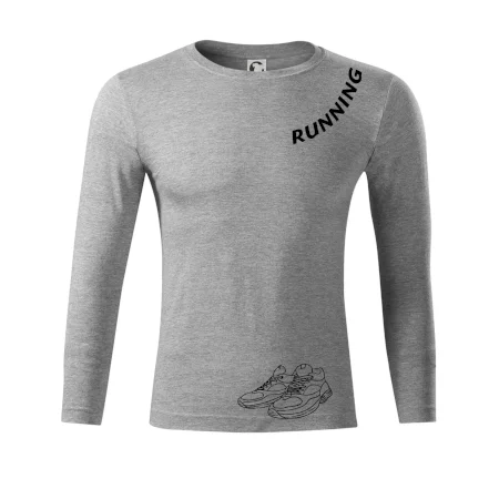 Running nápis šikmo