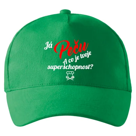 Já peču - tvoje superschopnost? šikmý nápis