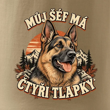 Můj šéf má čtyři tlapky - německý ovčák