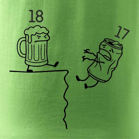 Pivo narozeniny - útes 18 let