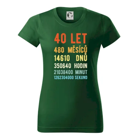 Narozeniny 40 přepočet času
