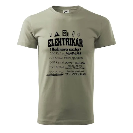 Elektrikář hodinová sazba