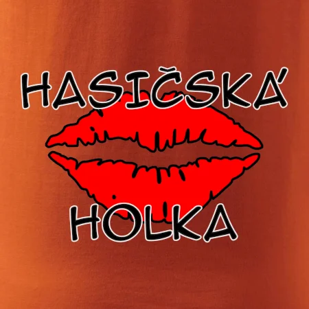 Hasičská holka - pusa