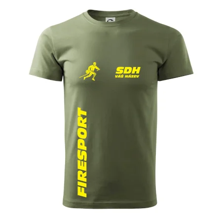 Hasičský sport SDH + váš název ŽLUTÁ