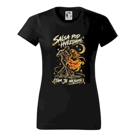 Salsa pod hvězdami taneční pár
