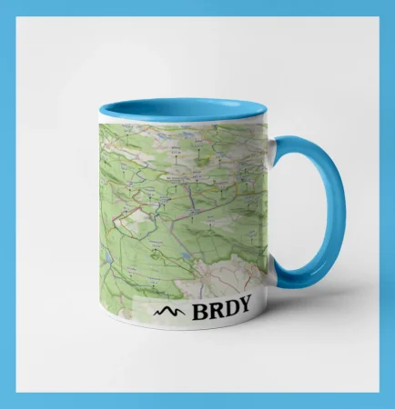 Hrnek - Brdy mapa