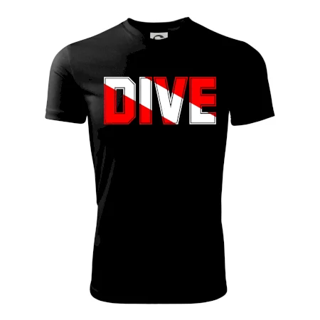 Dive nápis vlajka