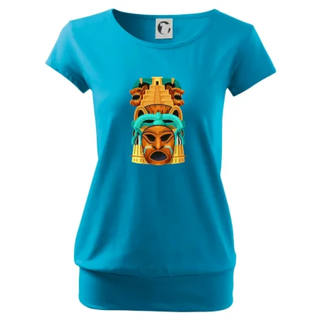 Mayové maska s pyramidou