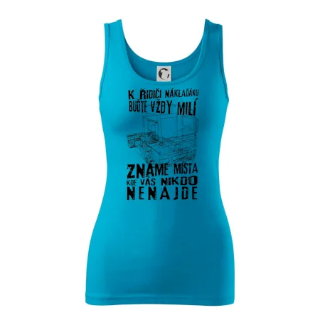 K řidiči náklaďáku buďte vždy milý
