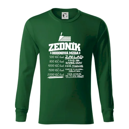 Hodinová mzda zedník