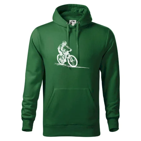 MTB kreslený cyklista