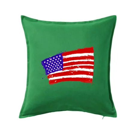 Americká vlajka ohnutá