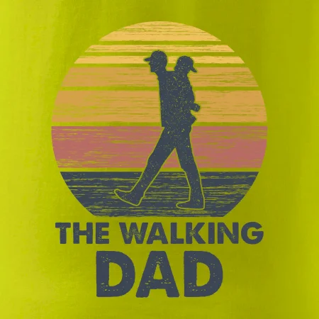 The walking dad - tata s dítětem na zádech