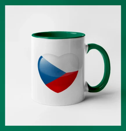 České srdce - vlajka