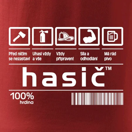 Čárový kód - Hasič