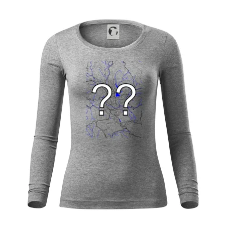 Vaše město - Mapa s vodními toky