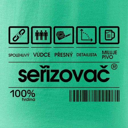 Čárový kód - seřizovač