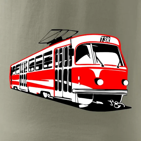 Tramvaj T3R barevná