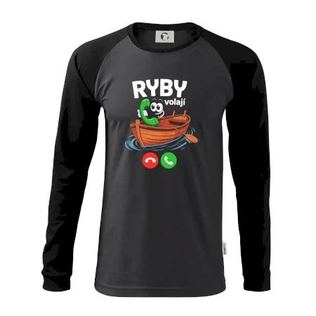 Karikatura ryby volají
