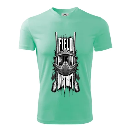 Černobílá maska field instinct paintball