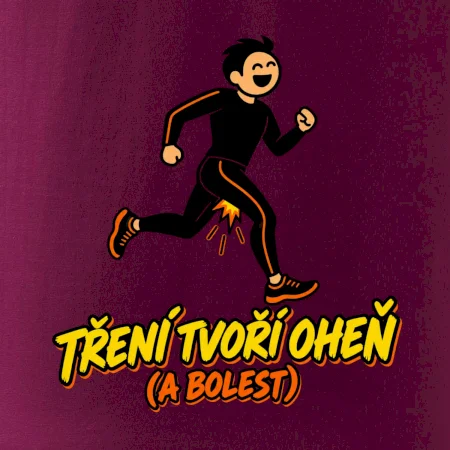 Běžecké tření tvoří oheň