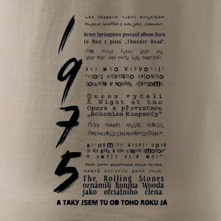 Pro rockera k narozeninám 1975