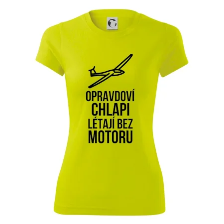 Opravdovi chlapi létají bez motoru