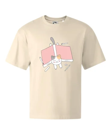 Učení na státnice kočka