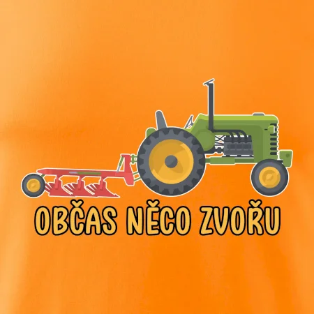 Traktor občas něco zvoře