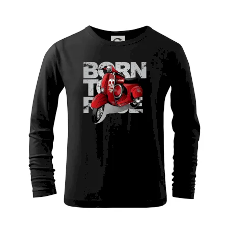 Scooter born to ride red