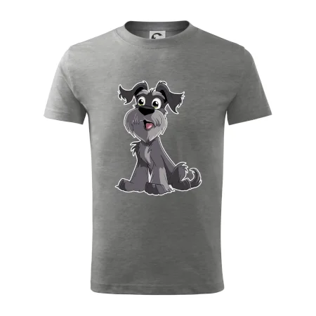 Knírač kreslený sedící