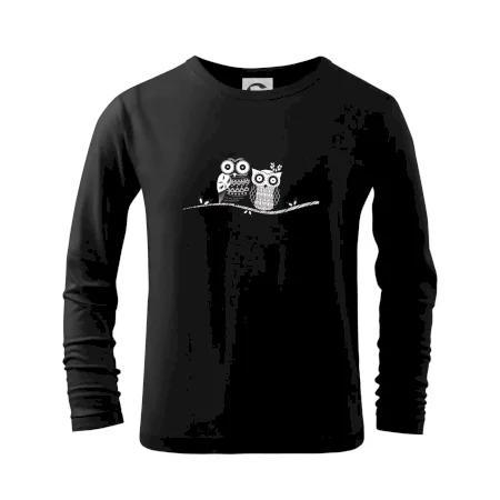 Dvě sovy abstraktní
