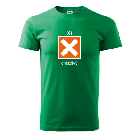 Xi Dráždivý - Výstražná tabulka na tričku