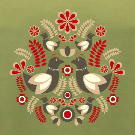 Folklór - hnědí ptáčci