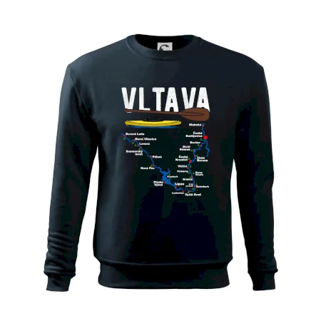 Mapa řeky Vltavy