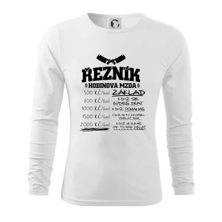 Hodinová mzda řezník
