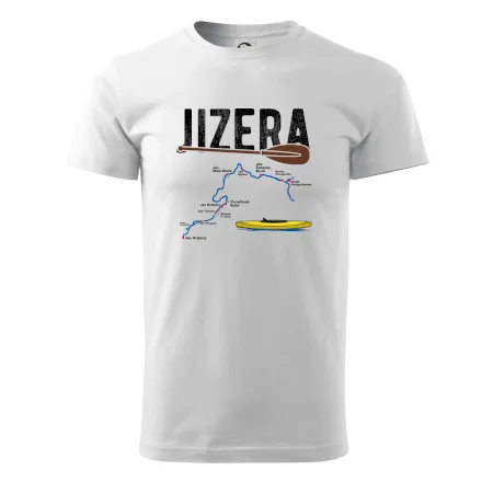 Mapa řeky Jizery
