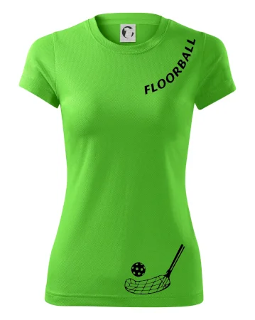 Floorball nápis šikmo