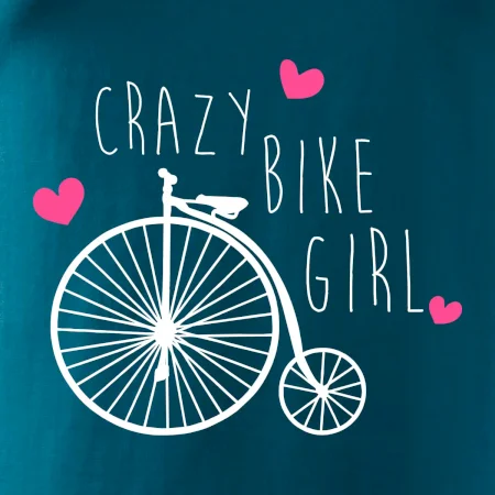 Crazy bike girl