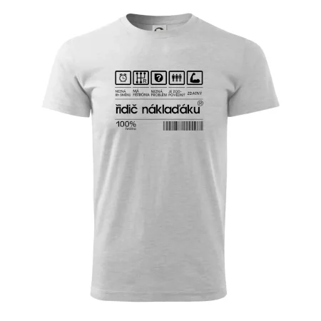 Čárový kód řidič náklaďáku