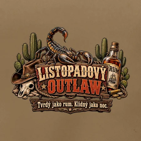 Listopadový outlaw western rum a kaktusy