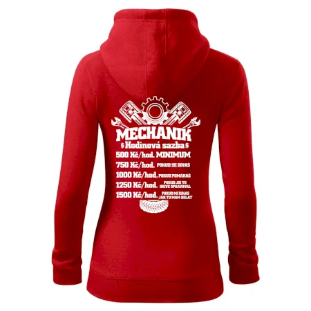 Mechanik - hodinová sazba
