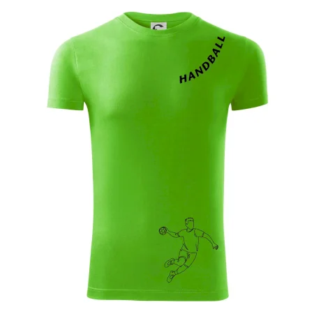 Handball nápis šikmo