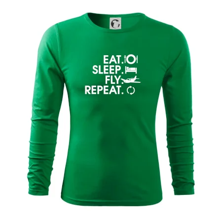 Eat sleep fly repeat