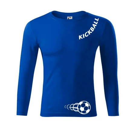 Kickball nápis šikmo