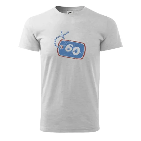 60 na krku štítek
