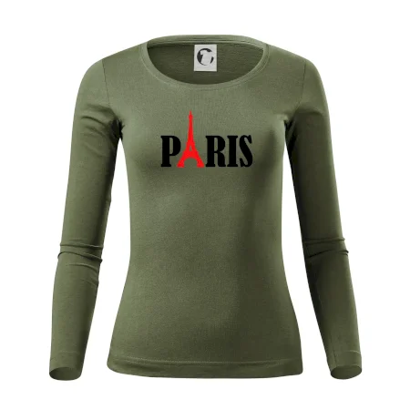 Paris nápis Eiffelova věž