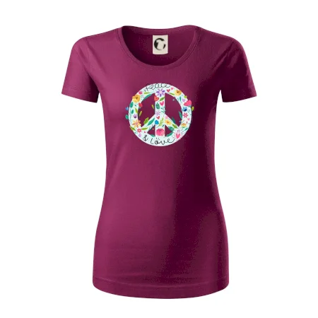Peace and love symbol